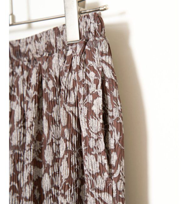 Lbc with Life「ボタニカルプリントプリーツパンツ」|その他|