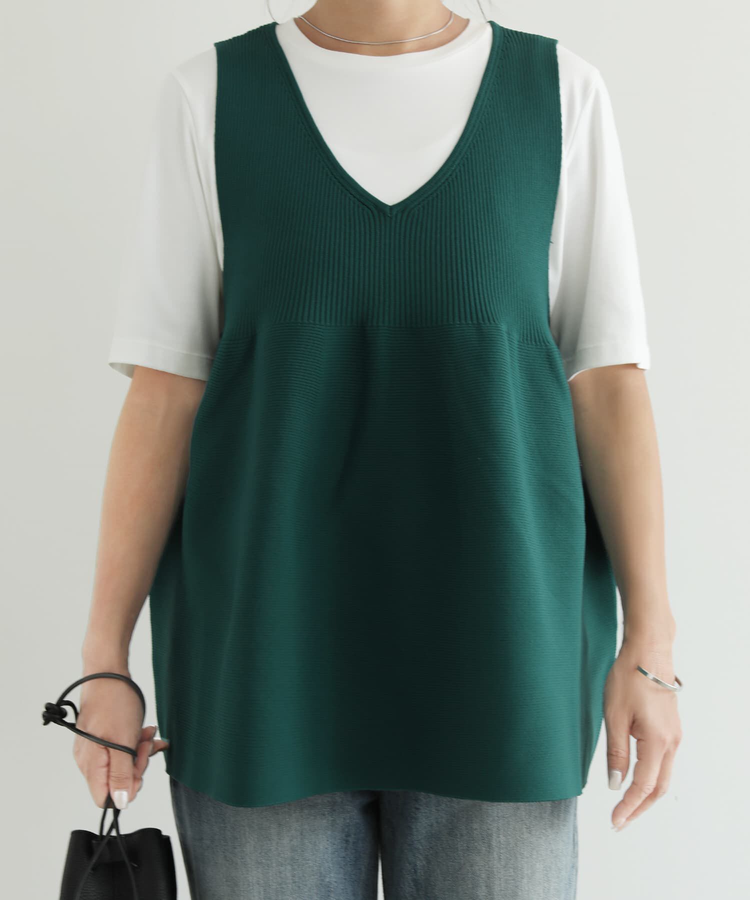 STYLE DELI「【selection】スポンディッシュフレアベスト」|ベスト・ジレ|