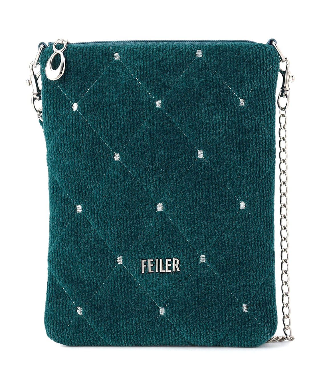 FEILER「ユニ　チェーンポシェット　UNI-257228」|ショルダー・メッセンジャー|ブルー