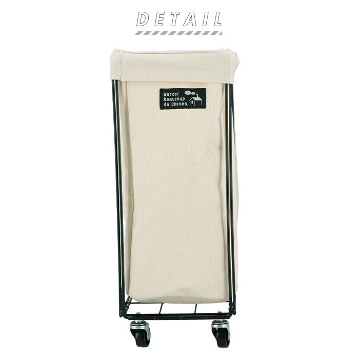 BACKYARD FAMILY「ランドリーバスケット キャスター 通販 スリム キャスター付き スリムカート 洗濯かご 洗濯カゴ」|その他|