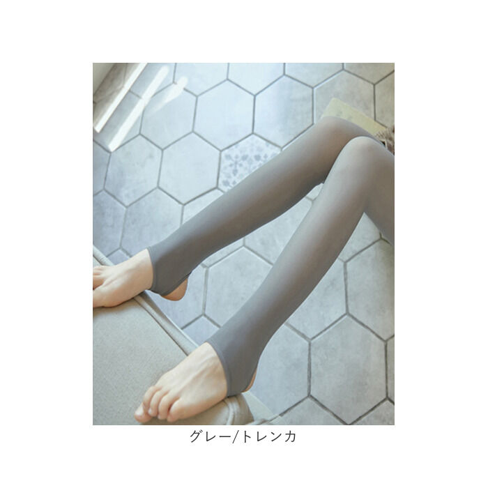 BACKYARD FAMILY「フェイクタイツ トレンカ 通販 ストッキング風 タイツ 透け感タイツ 透けて見える 薄手 透け感」|その他|