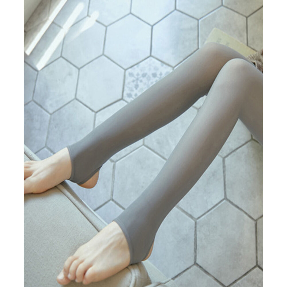 BACKYARD FAMILY「フェイクタイツ トレンカ 通販 ストッキング風 タイツ 透け感タイツ 透けて見える 薄手 透け感」|その他|グレー2