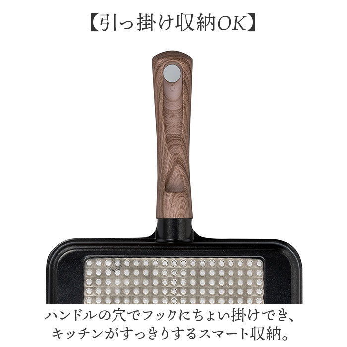 BACKYARD FAMILY「IH対応 仕切り フライパン 通販 仕切りフライパン お弁当 卵焼き 角フライパン 四角い コパン」|食器・キッチングッズ|