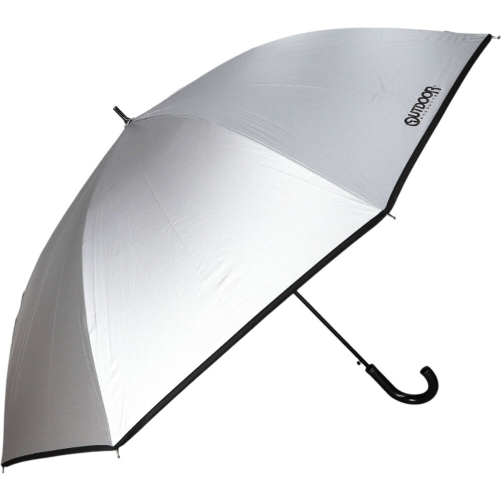 BACKYARD FAMILY「OUTDOOR PRODUCTS 長傘70 通販 雨傘 日傘 傘 かさ カサ 晴雨兼用」|傘|シルバー1