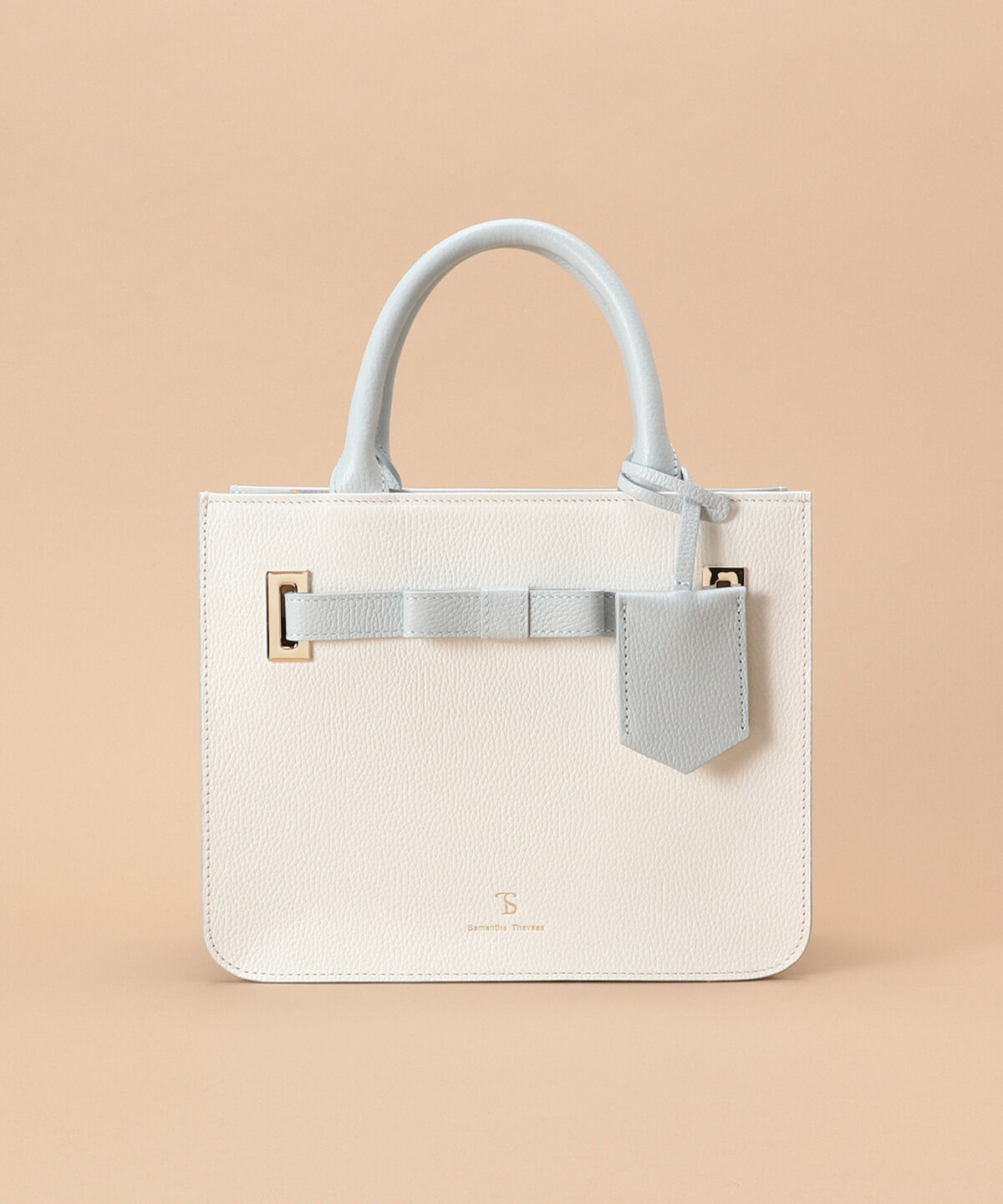 Samantha Thavasa「バイカラーエムシュシュⅡ トートバッグ」|トートバッグ|ライトブルー