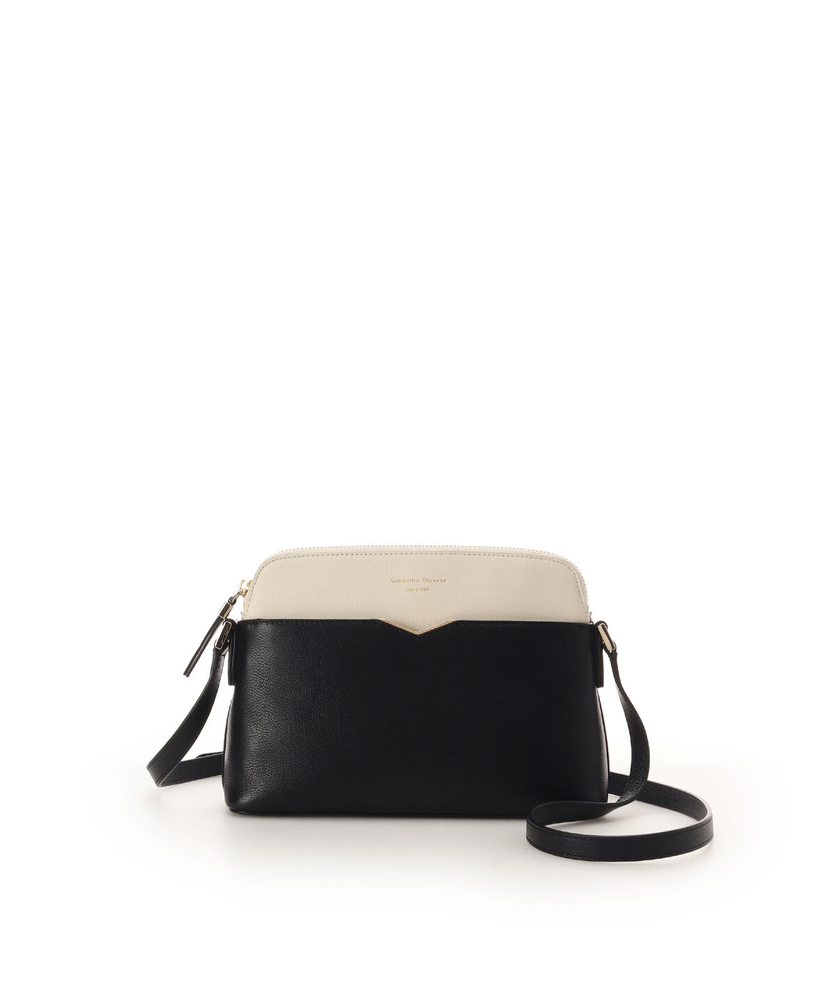 Samantha Thavasa「サマンサギャレット バイカラーショルダーバッグ[Revival Collection]」|ショルダー・メッセンジャー|ブラック