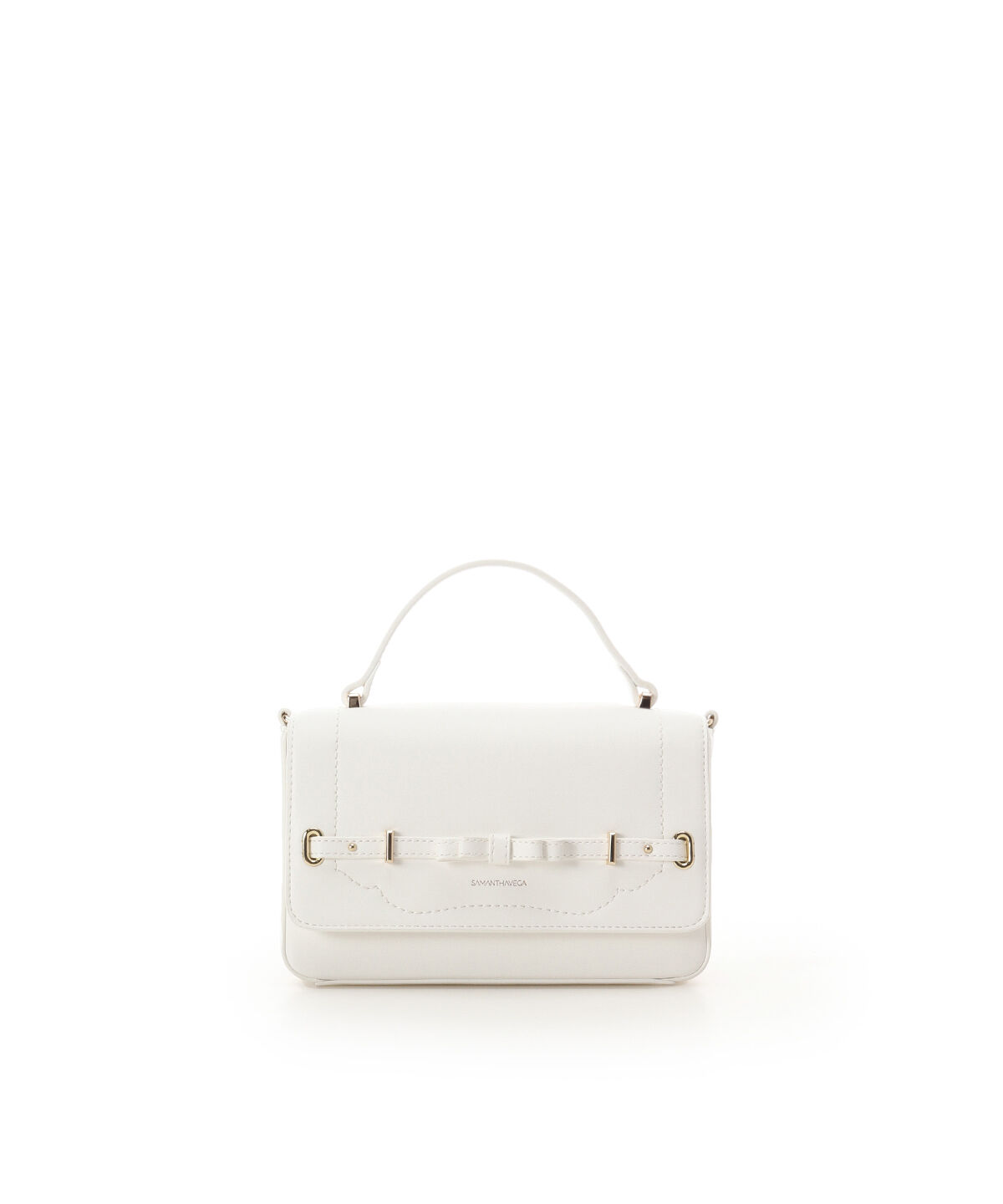 Samantha Vega「バレッタリボンショルダーバッグ」|ショルダー・メッセンジャー|ホワイト
