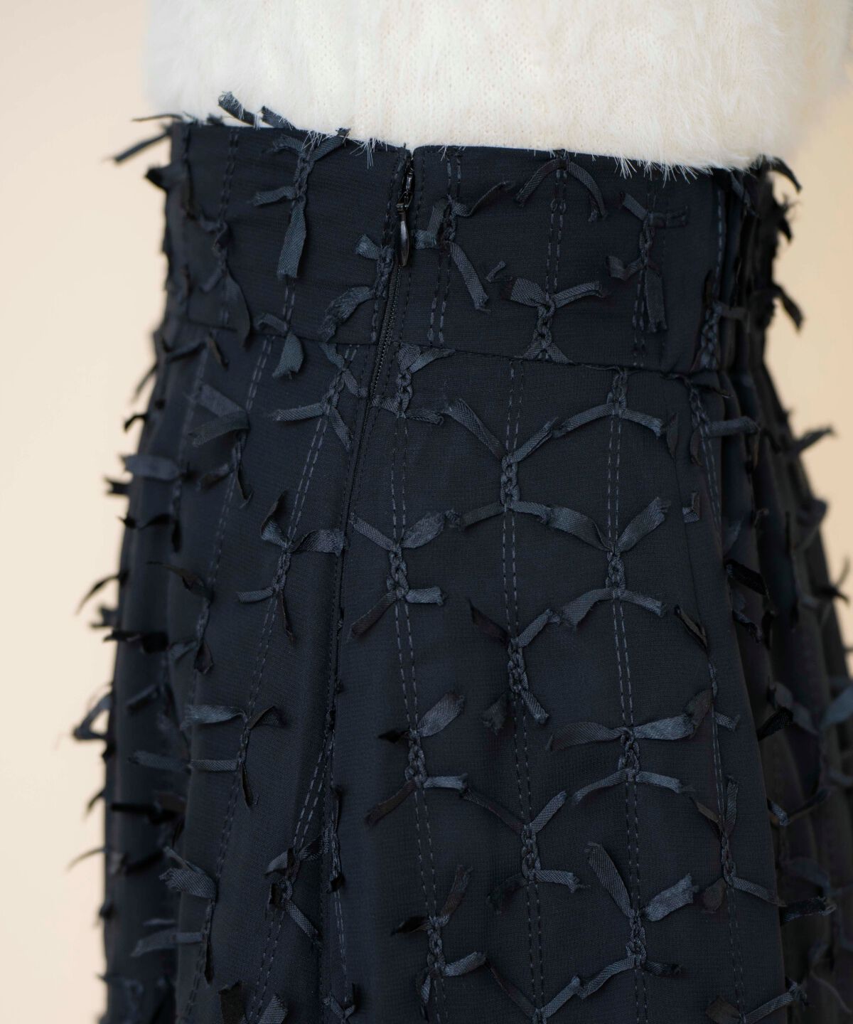 REDYAZEL「リボンモチーフフレアスカート」|フレア|