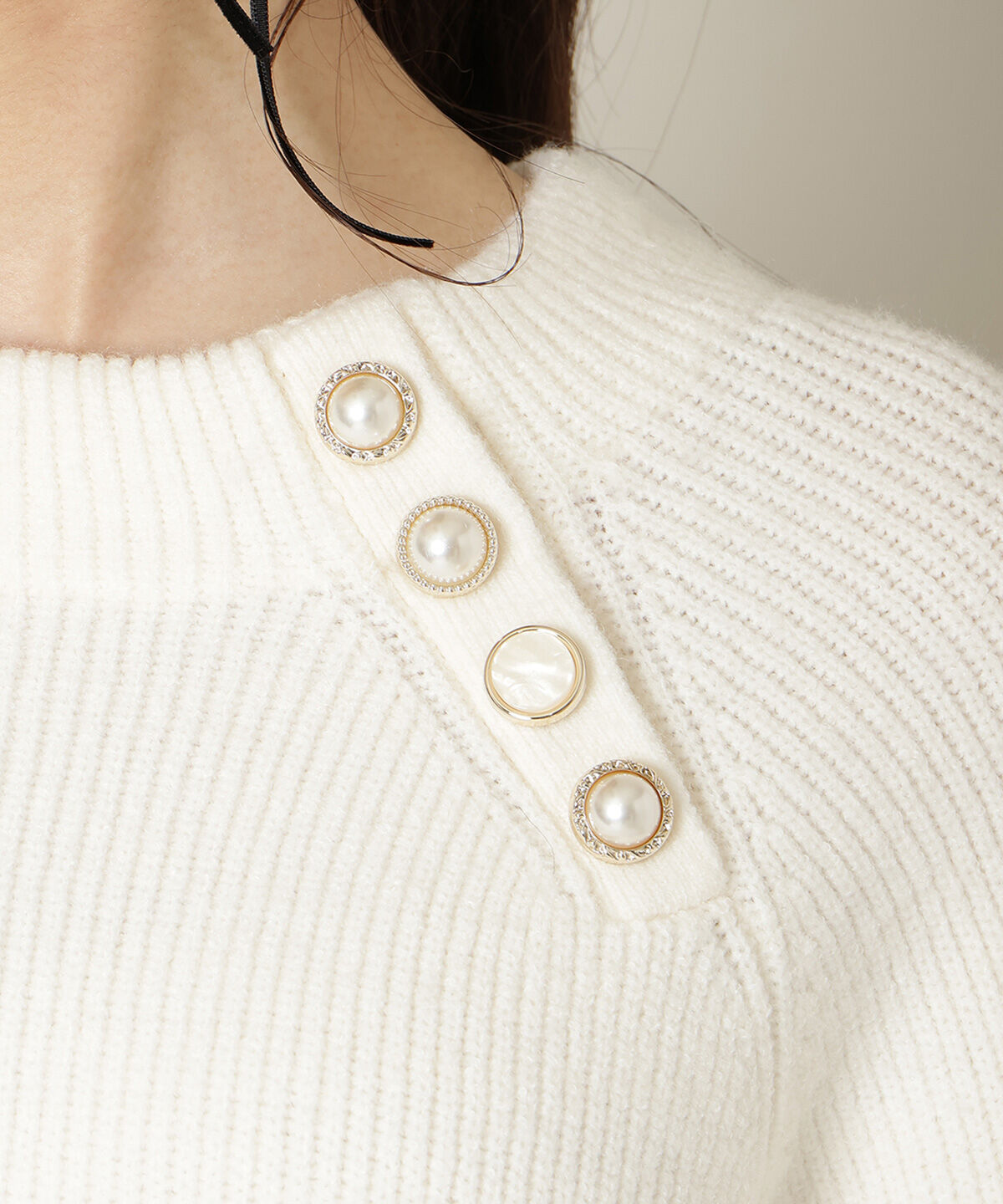 WILLSELECTION「アソートボタンデザインニット」|ニット・セーター|