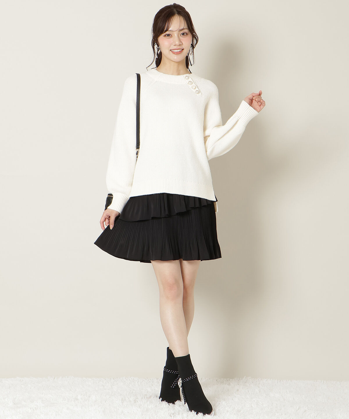 WILLSELECTION「アソートボタンデザインニット」|ニット・セーター|