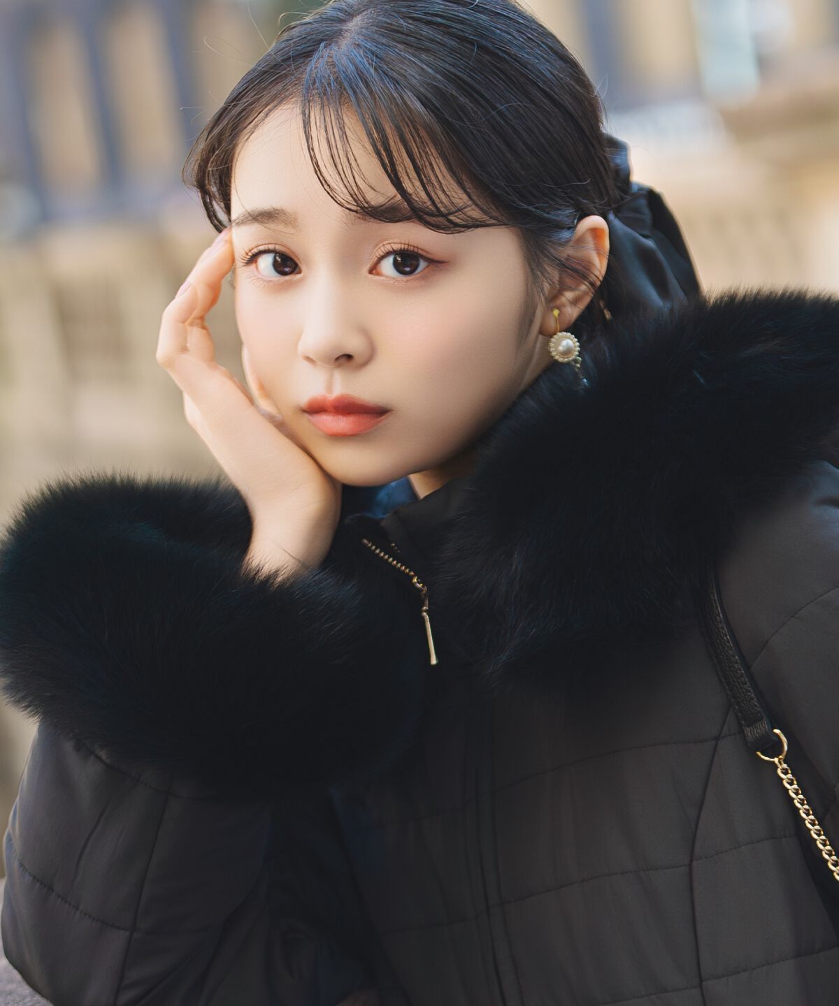 WILLSELECTION「フォックスファーキルティングフレアコート」|その他|