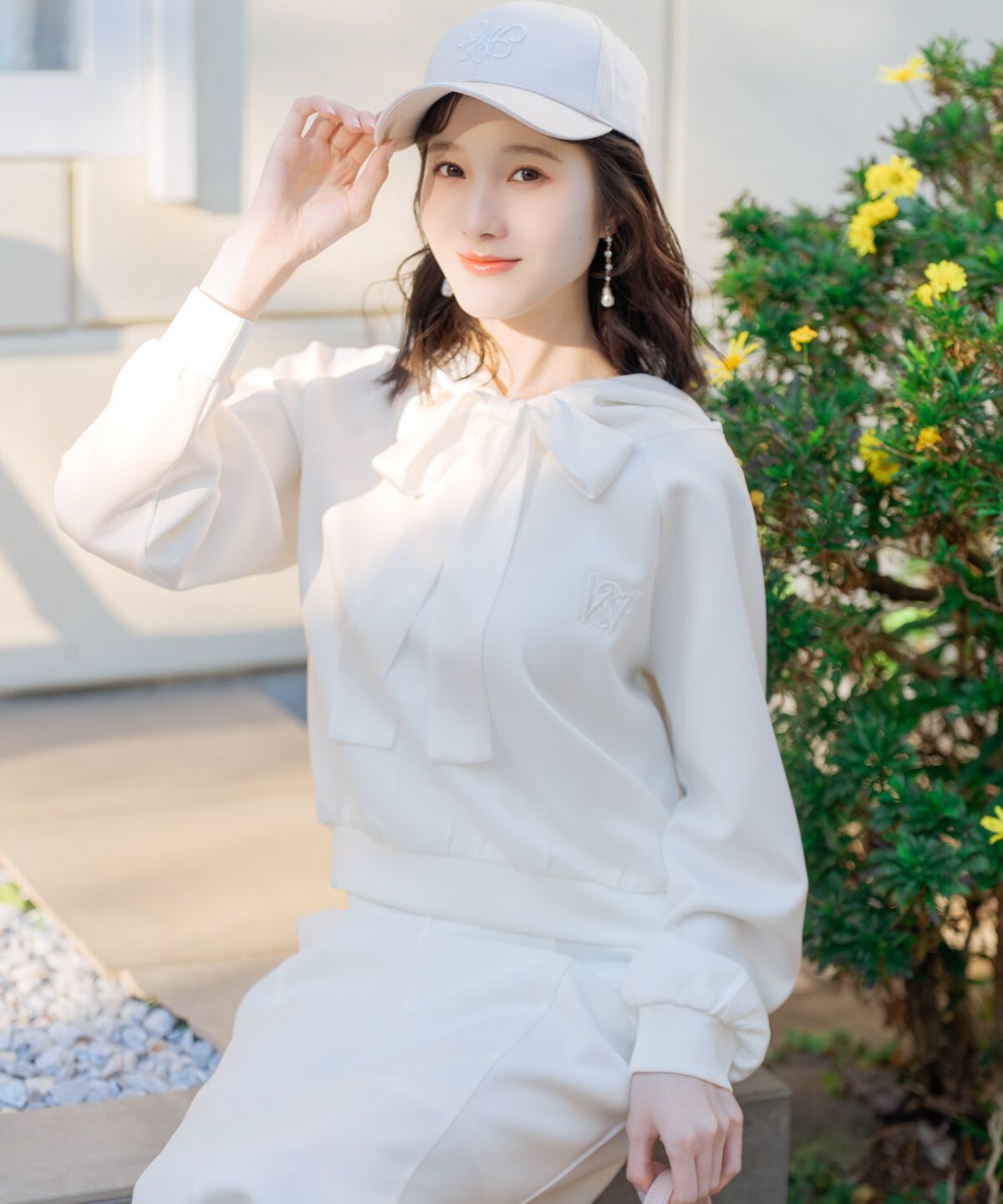 WILLSELECTION「リボンスウェットフーディー」|パーカー|