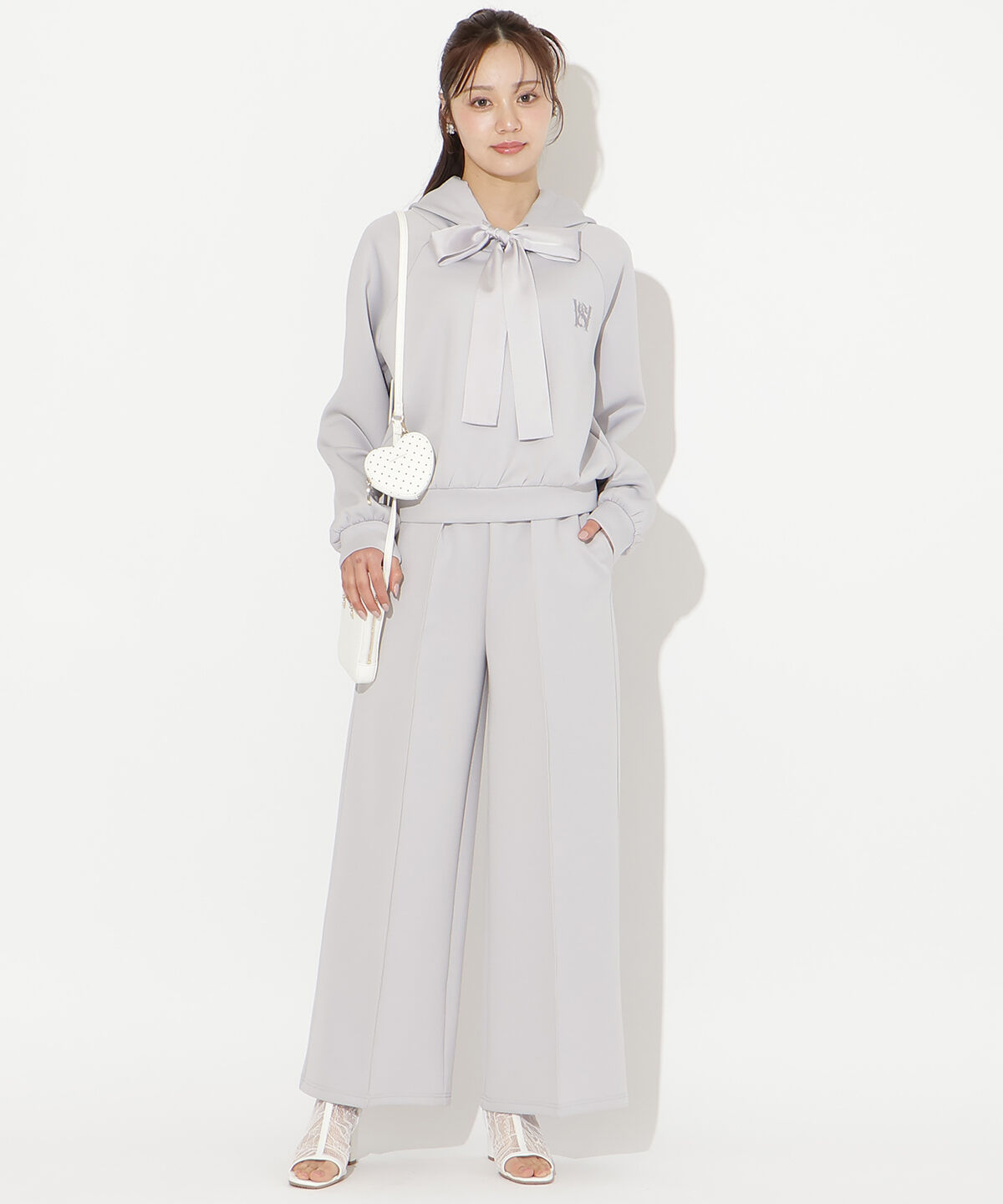 WILLSELECTION「リボンスウェットフーディー」|パーカー|