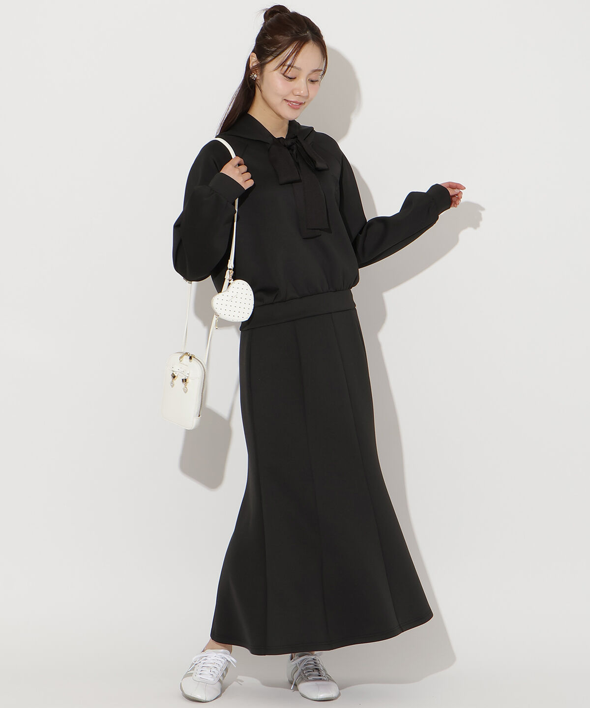 WILLSELECTION「リボンスウェットフーディー」|パーカー|