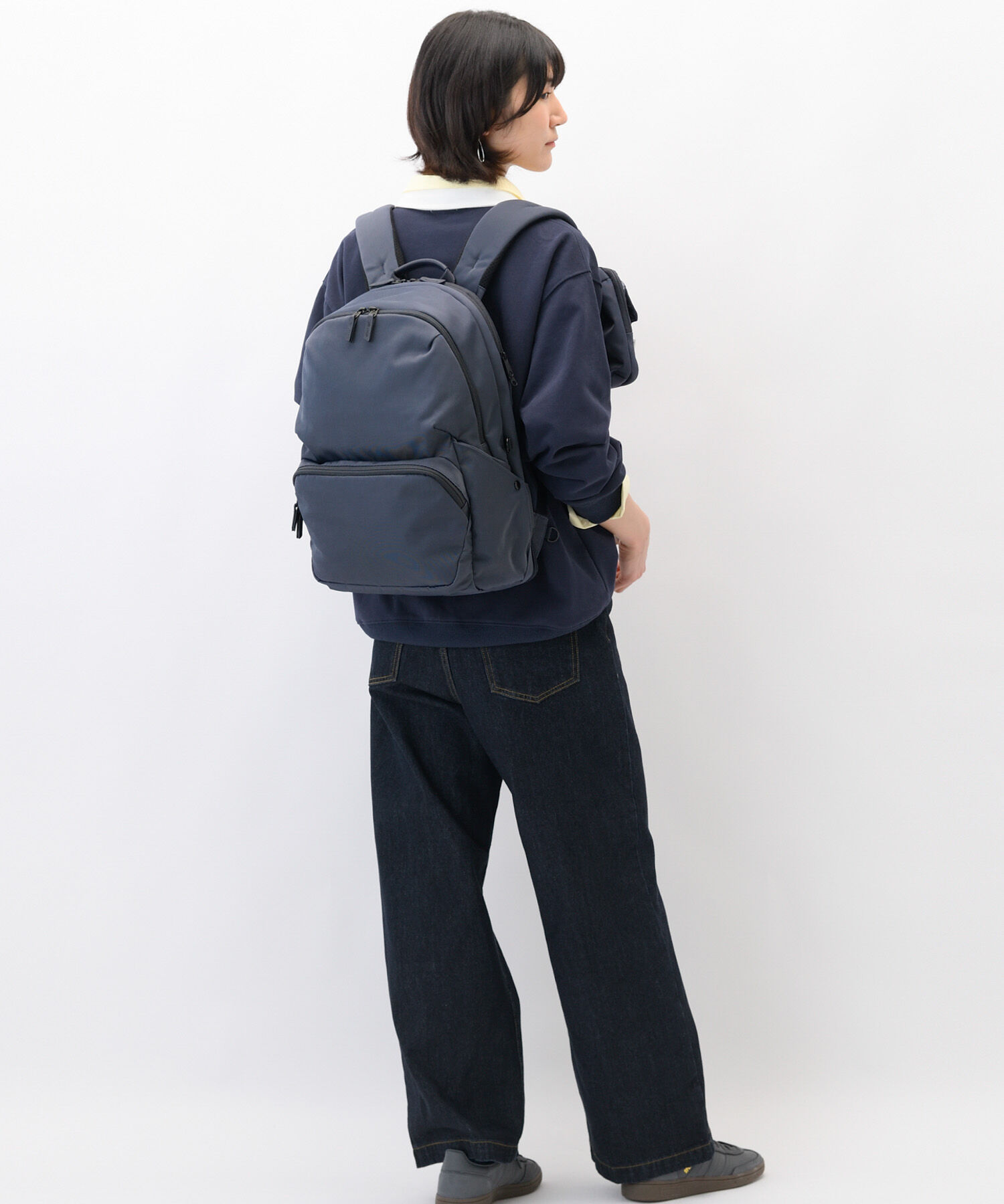  「W&.Day/Night ポッケスアプト ラウンドリュック A4サイズ 14.0インチPC収納 20221」|リュック|