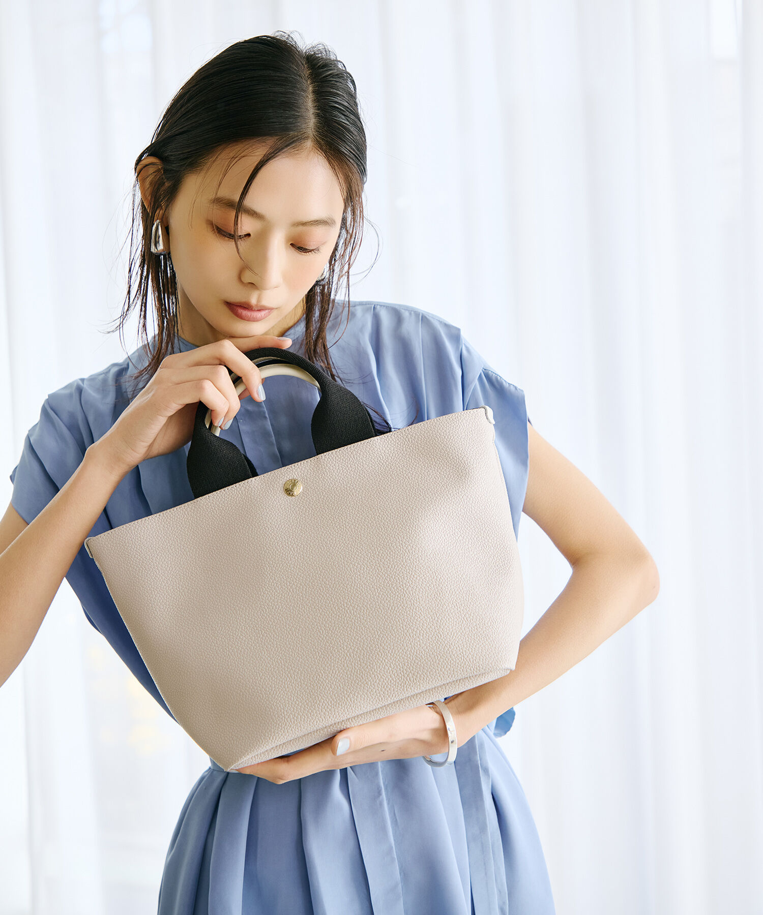 TOPKAPI BREATH「スコッチグレイン ネオレザー トートバッグ プレーン」|トートバッグ|