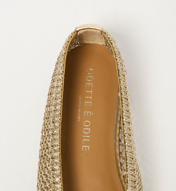 ODETTE E ODILE「【WEB限定】メタリックニット フラット10■」|パンプス|
