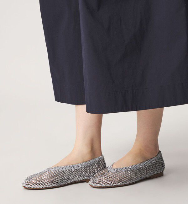 ODETTE E ODILE「【WEB限定】メタリックニット フラット10■」|パンプス|