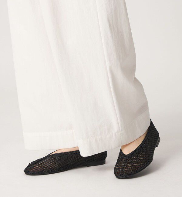 ODETTE E ODILE「【WEB限定】メタリックニット フラット10■」|パンプス|