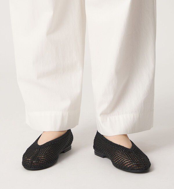 ODETTE E ODILE「【WEB限定】メタリックニット フラット10■」|パンプス|