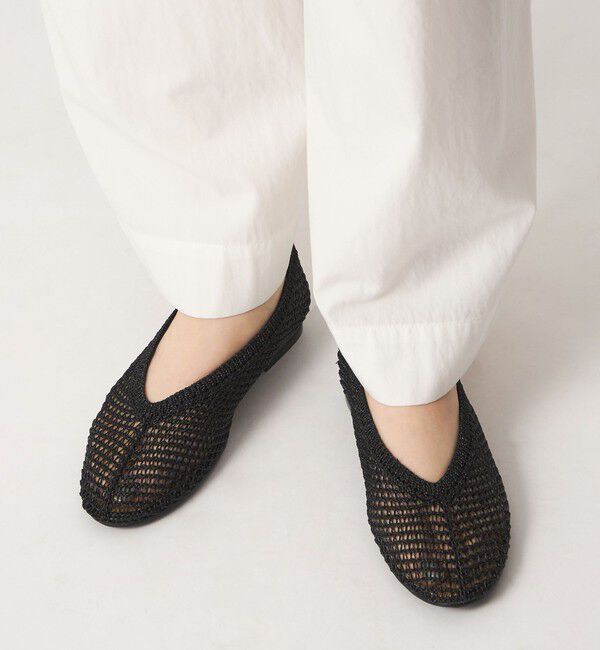 ODETTE E ODILE「【WEB限定】メタリックニット フラット10■」|パンプス|