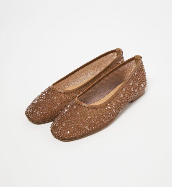 ODETTE E ODILE「クリアビジューチュール フラット10&uarr;」|パンプス|