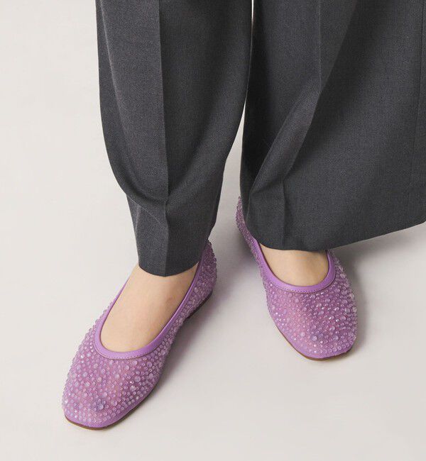 ODETTE E ODILE「クリアビジューチュール フラット10&uarr;」|パンプス|