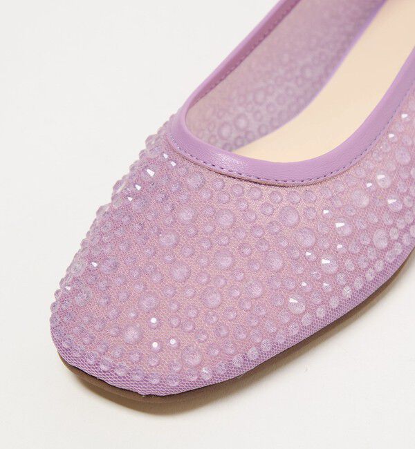 ODETTE E ODILE「クリアビジューチュール フラット10&uarr;」|パンプス|