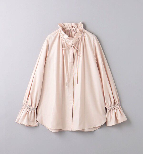 UNITED ARROWS「フリルカラー フレアスリーブ ブラウス」|シャツ・ブラウス|