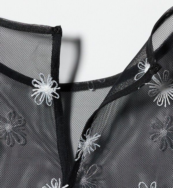 UNITED ARROWS「チュールフラワー カットソー ‐ウォッシャブル‐」|Tシャツ・カットソー|