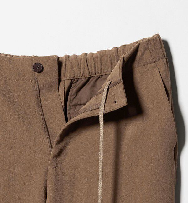 UNITED ARROWS「ポリエステルサブレ モダンストレート イージーパンツ」|スラックス|