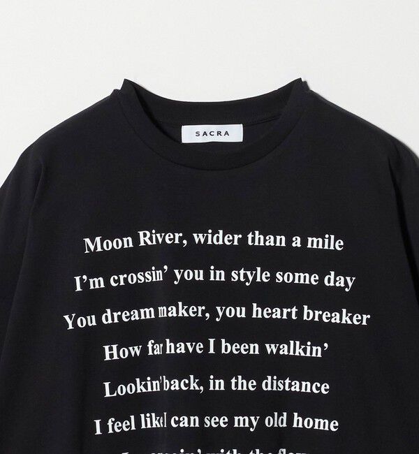 UNITED ARROWS「＜SACRA＞メッセージ Tシャツ」|Tシャツ・カットソー|