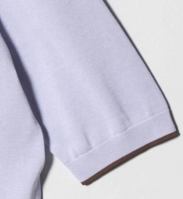 UNITED ARROWS「18G ハーフスリーブ クルーネックニット ‐ウォッシャブル‐」|ニット・セーター|