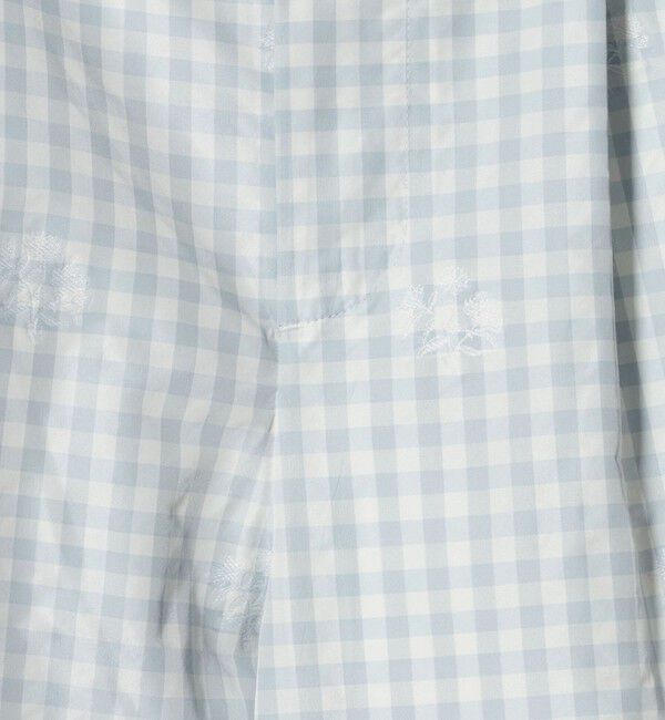 UNITED ARROWS「ギンガムチェック フラワー ジャガード ワイドパンツ ‐ウォッシャブル‐」|その他|