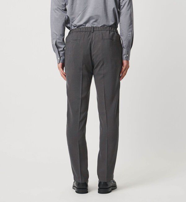 UNITED ARROWS「ウールルック ノープリーツ テーパード パンツ UA COZY　ウォッシャブル　ヨコストレッチ」|スラックス|