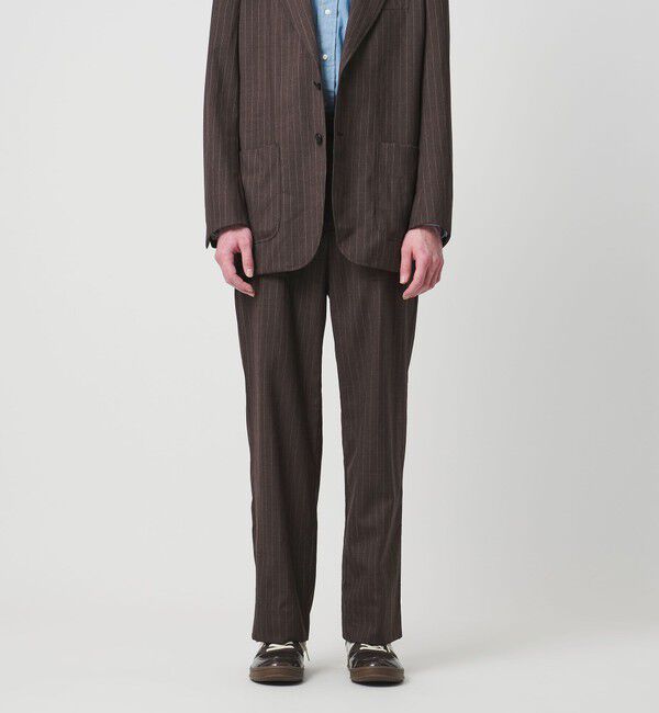 UNITED ARROWS「＜District＞ウォッシュド トロピカルウール ベイカー スラックス」|スラックス|