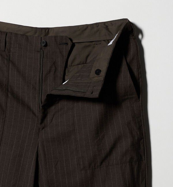 UNITED ARROWS「＜District＞ウォッシュド トロピカルウール ベイカー スラックス」|スラックス|