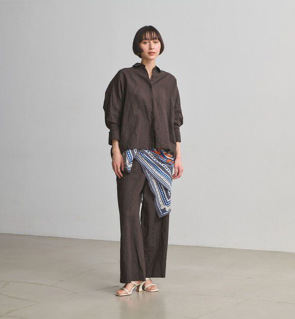 UNITED ARROWS「リネン ドルマン シャツ ‐ウォッシャブル‐」|シャツ・ブラウス|