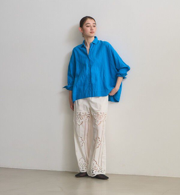 UNITED ARROWS「リネン ドルマン シャツ ‐ウォッシャブル‐」|シャツ・ブラウス|