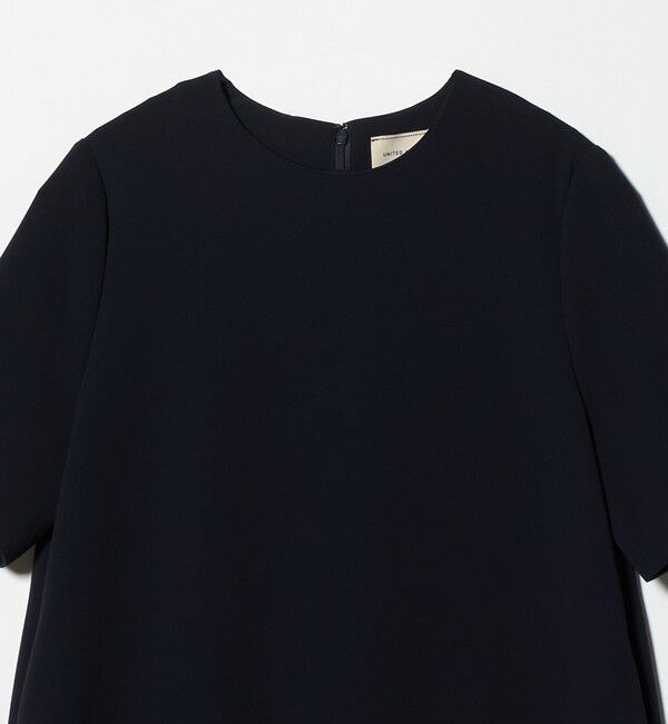UNITED ARROWS「Drapy ショートスリーブ ワンピース ‐ウォッシャブル‐」|ワンピース|