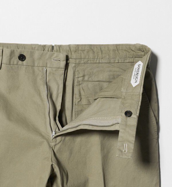 UNITED ARROWS「＜SOVEREIGN＞コットン ツイルノープリーツ ストレート パンツ」|チノ|