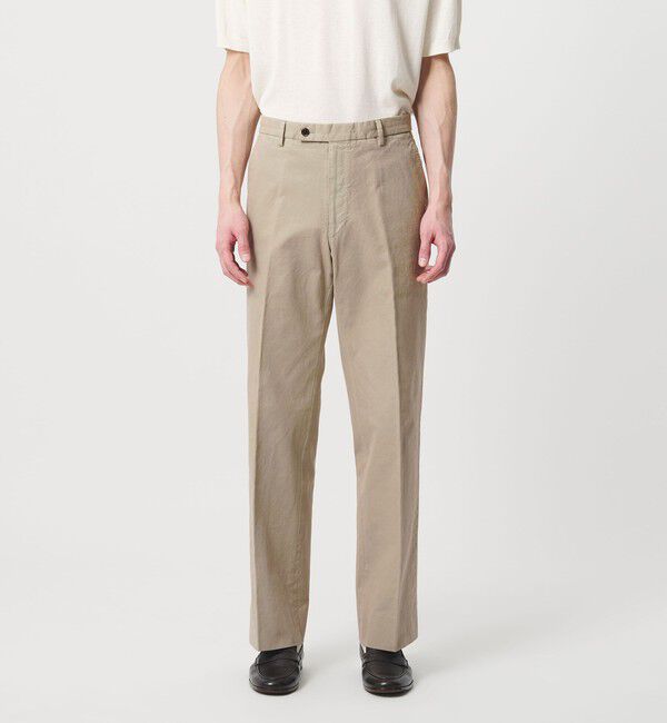 UNITED ARROWS「＜SOVEREIGN＞コットン ツイルノープリーツ ストレート パンツ」|チノ|