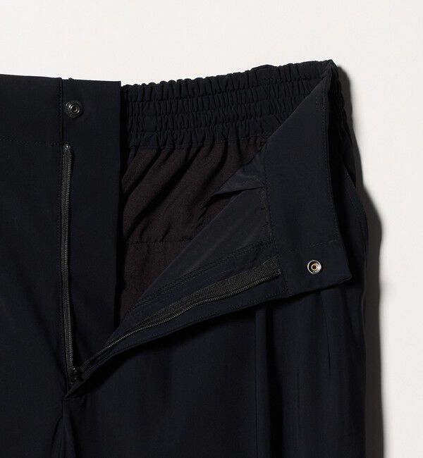 UNITED ARROWS「ジャージー タック ワイドパンツ ‐ウォッシャブル‐」|スラックス|