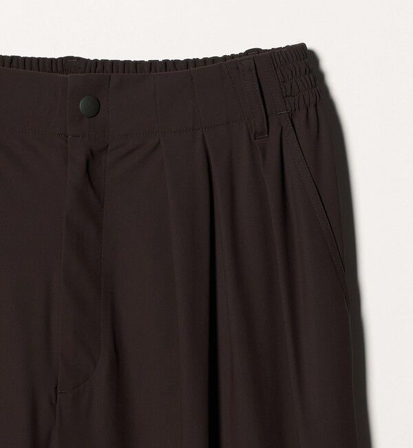 UNITED ARROWS「ジャージー タック ワイドパンツ ‐ウォッシャブル‐」|スラックス|