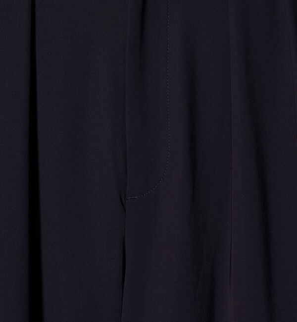 UNITED ARROWS「ジャージー タック ワイドパンツ ‐ウォッシャブル‐」|スラックス|