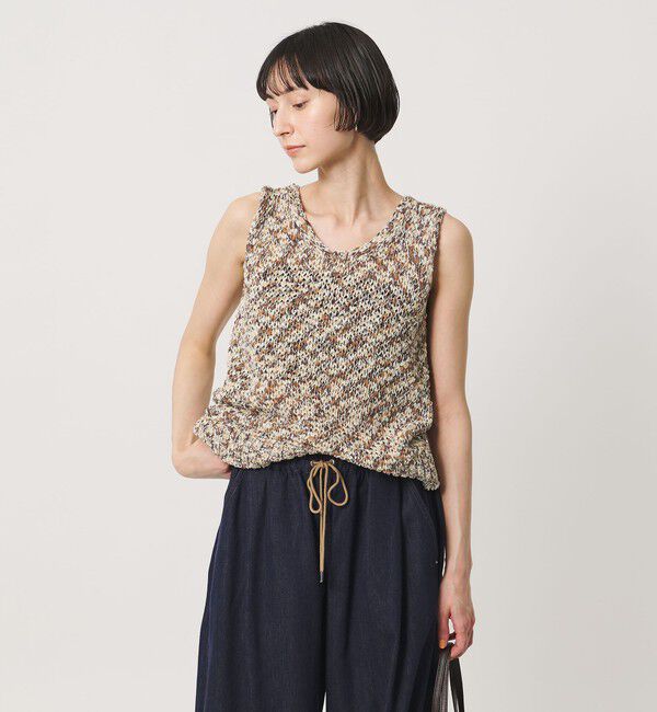 UNITED ARROWS「カラーミックス ニット ベスト」|ベスト・ジレ|