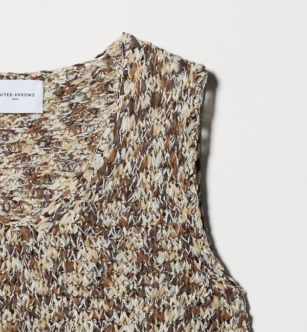 UNITED ARROWS「カラーミックス ニット ベスト」|ベスト・ジレ|