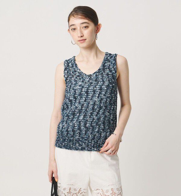 UNITED ARROWS「カラーミックス ニット ベスト」|ベスト・ジレ|