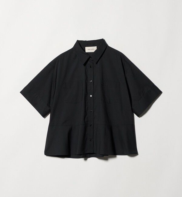 AEWEN MATOPH「＜AEWEN MATOPH＞ペプラムショートスリーブシャツ ウォッシャブル」|シャツ・ブラウス|