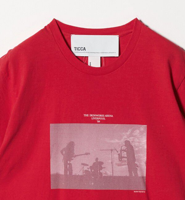 UNITED ARROWS「＜TICCA＞バンド プリント Tシャツ」|Tシャツ・カットソー|